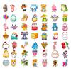 100 Pcs Cute Animal Stickers for Water Bottle, Laptop, Skateboard, Luggage, Phone Case, Vinyl Stickers Pack Easter Gifts for Kid
