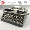 Lezi 00940 Retro Typer English Mechanic Typewriter Marking Machine Keyboard Mini Blocks Bricks Building Toy for Children No Box