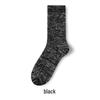 Men's Melange Mid-Calf Wool Socks - Thick, Warm, and Versatile for Autumn and Winter