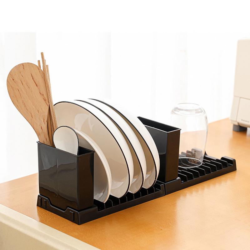 Folding Dish Drying Rack Utensils Drainer Racks Kitchen Organizer Multifunctional Storage Rack Household Dish Stand for Kitchen