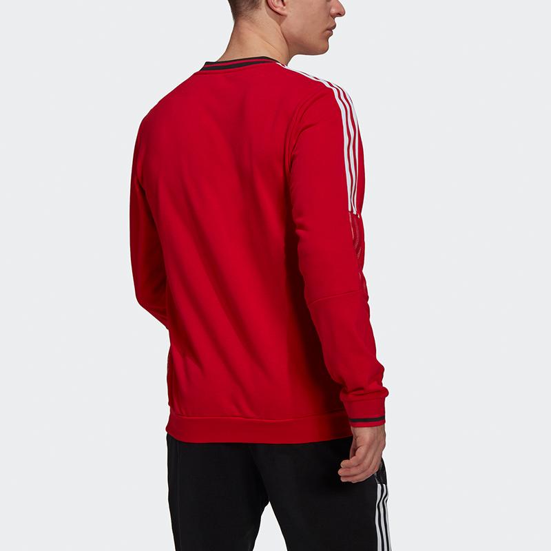 Adidas CNY Series MUFC Crew Neck Sweatshirt Men Sweatshirt Red GK9440