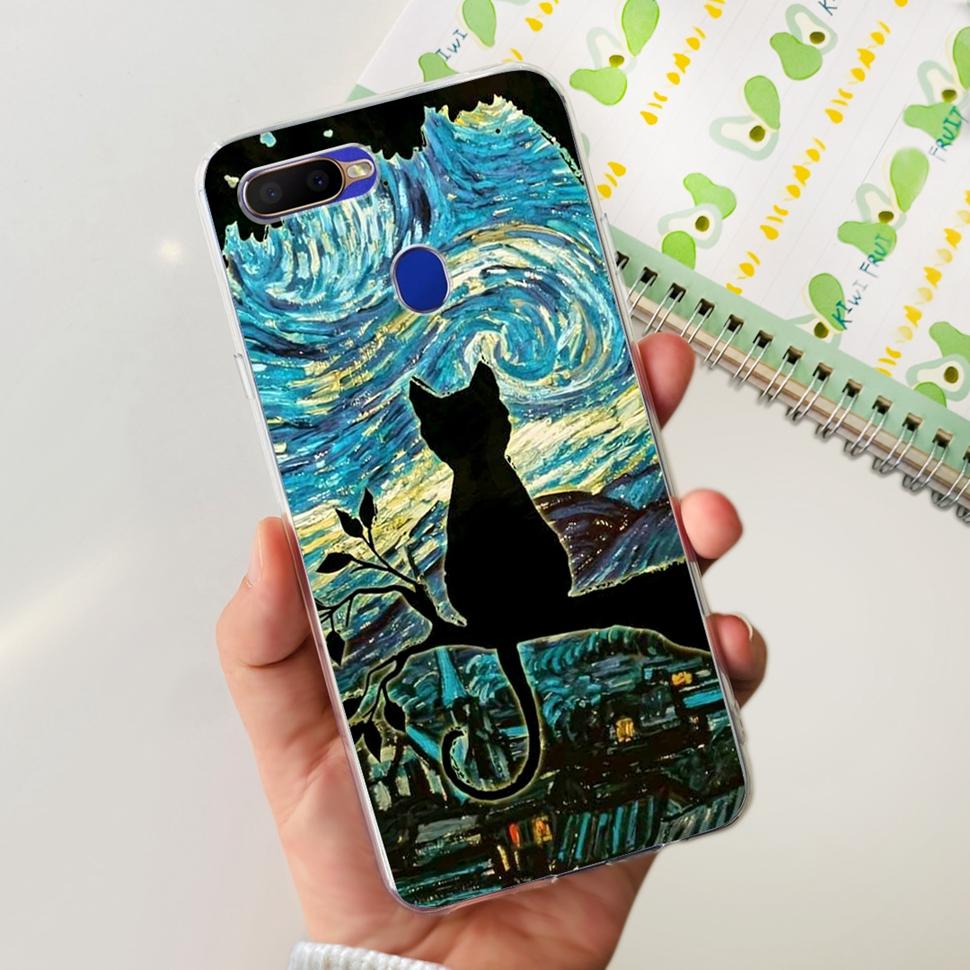 Для OPPO A5S Чехол AX5s CPH1909 6.2" Милый Мультяшный Задняя Крышка Чехлы Для Телефона Для Oppo A 5S OppoA5s Мягкий ТПУ Fundas Coque Оболочка
