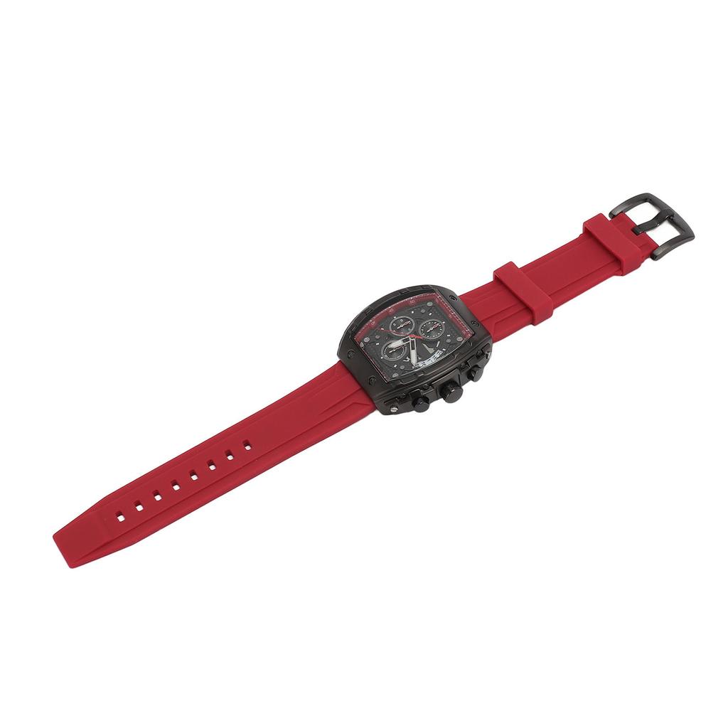 Multifunctional Men Sport Watch 30m Waterproof Rubber Strap Fashionable Digital Display Analog