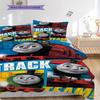 Thomas Friends Colorful Adventure Threepiece Set 1 Duvet Cover 2 Pillowcase Without Core Christmas Birthday Gift Duvet Cover And Pillowcase