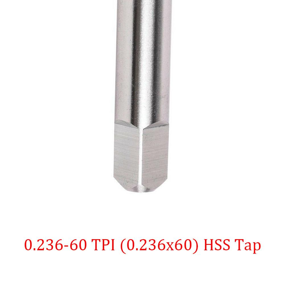Инструменты Метчик из быстрорежущей стали, Tpis 0,236-60 TPI, 3 канавки, 5 мм (.2")