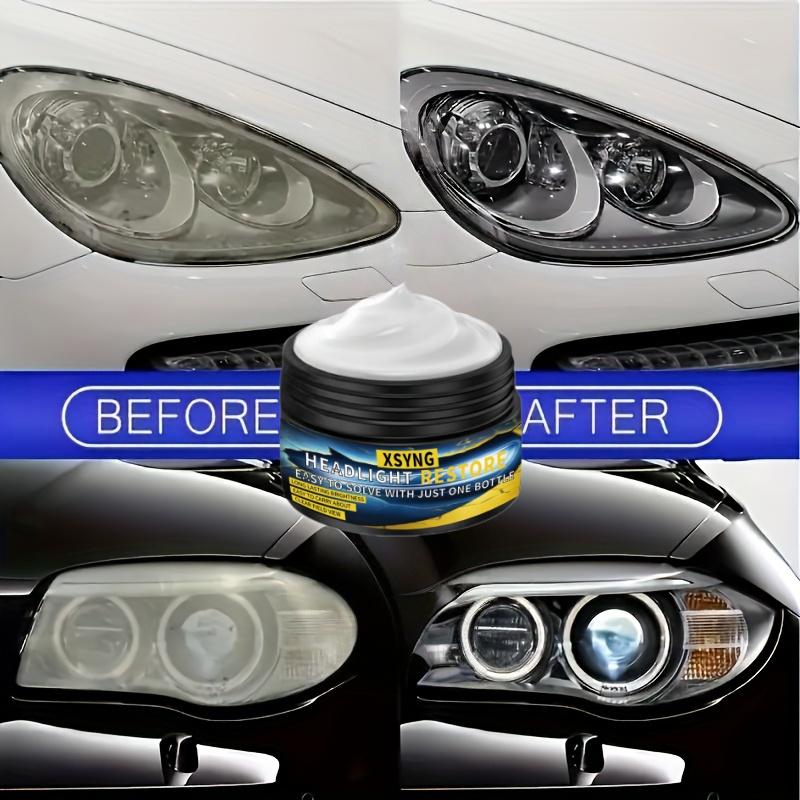 Car headlight repair cream, designed to repair yellowing, blurring, oxidation, and scratches, quickly restore light clarity