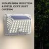 1Pc Three-side 100 LED Solar Lamp Solar Light Body Induction Lamp LED Lamp Solar Induction Wall