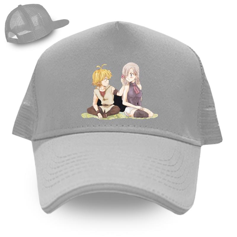 Бейсболка для взрослых «Семь смертных грехов», японская анимация, унисекс, женские кепки, модная шляпа в стиле хип-хоп