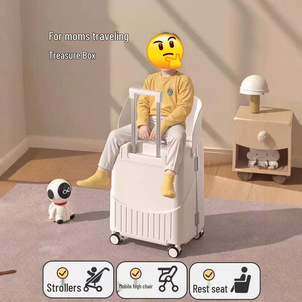 Детский чемодан-самокат и коляска - Многофункциональный багаж для мам