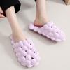 Summer Light Bubble Slides Women Flat Heels Massage Home Slippers Female Comfort Anti-Slip Designer Sandals Chaussure Femme