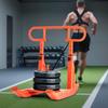 VEVOR Weight Sled, Steel Power Sled, Fitness Training Sleds for Athletic Exercise Speed Improvement, Workout Equipment with Adjustable Height Handle