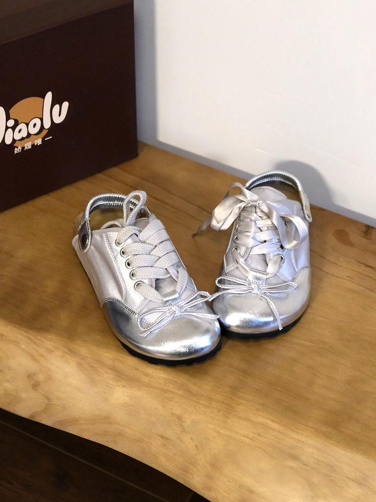 UglyCute Туфли на плоской подошве с круглым носком и бантом Модные легкие удобные нескользящие дышащие износостойкие женские сандалии