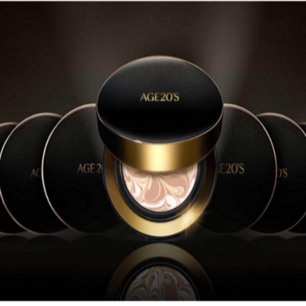 Age 20's Набор Signature Essence Cover Pact Intense (Футляр 1 шт + 2 сменных стержня, 14 г) – Тень Нет. 21(Светло-бежевый)