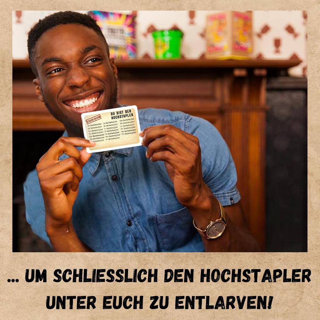 «Самозванец — Сможете ли вы его разоблачить?»" — настольная игра, сочетающая блеф, креативность, словесные игры и подозрительность!, подходит для многих людей, настольная игра