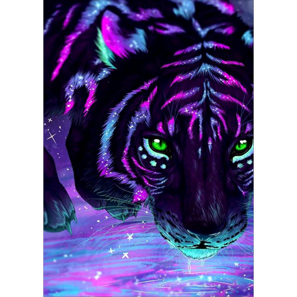 Новый 5D алмазная живопись «сделай сам» животное волк тигр Алмазная мозаика кошка и собака набор для вышивки крестом украшение стены подарок ручной работы