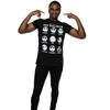 Disney Mens Nightmare Before Christmas Many Faces Of Jack T-Shirt