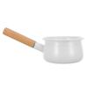 Round Enamel Soup Pot Perfect For Daily Use 29x15cm Stewing Soup 1Set