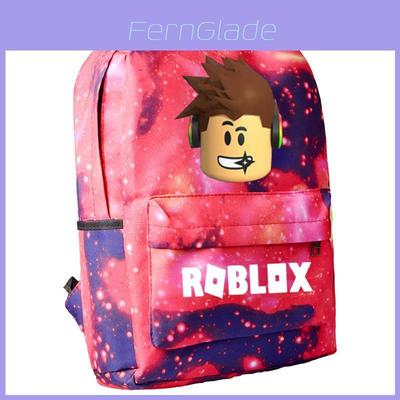 Рюкзак школьный с узором Roblox, звездным фоном и большой вместимостью для студентов