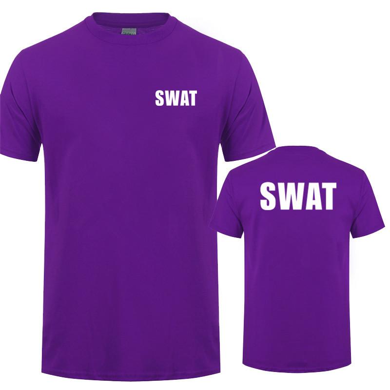 Swat T Shirt Summer New Clothing Cotton Casual Short Sleeve Unisex T Shirts Hip Hop Swat Tees Tops Ot035