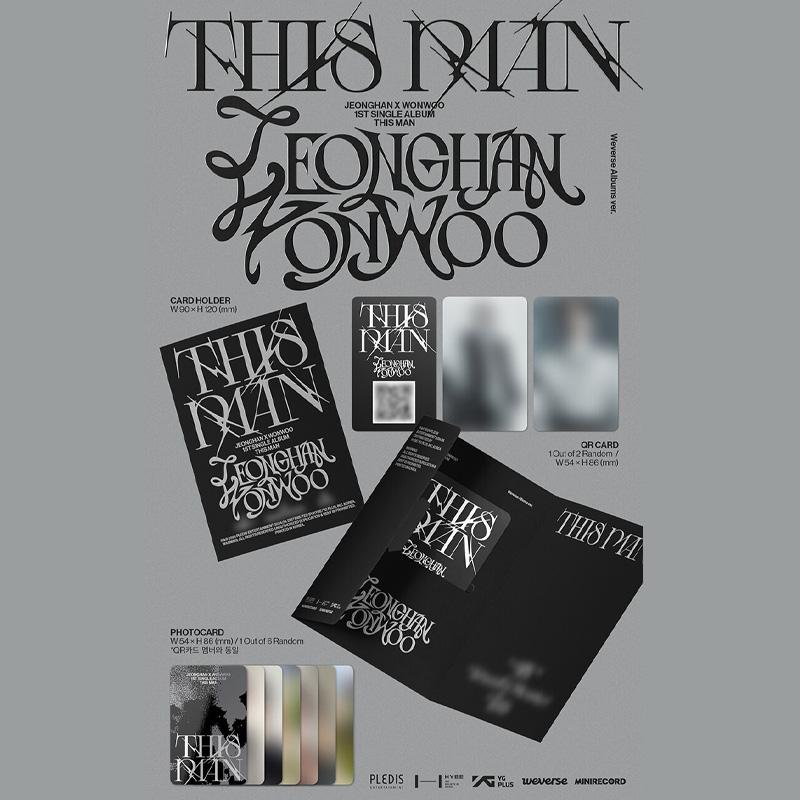 ЧОНХАН И ВОНУ (СЕМНАДЦАТЬ)  1-й сингл-альбом «THIS MAN» Weverse Albums ver.