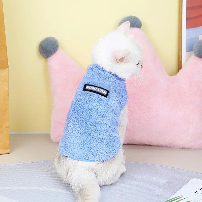 Warm Kitten Clothes for Small Cats Puppy Coat Winter Hairless Cat Jacket Chihuahua Yorkshire Pug Clothing Costumes Pet Supplies