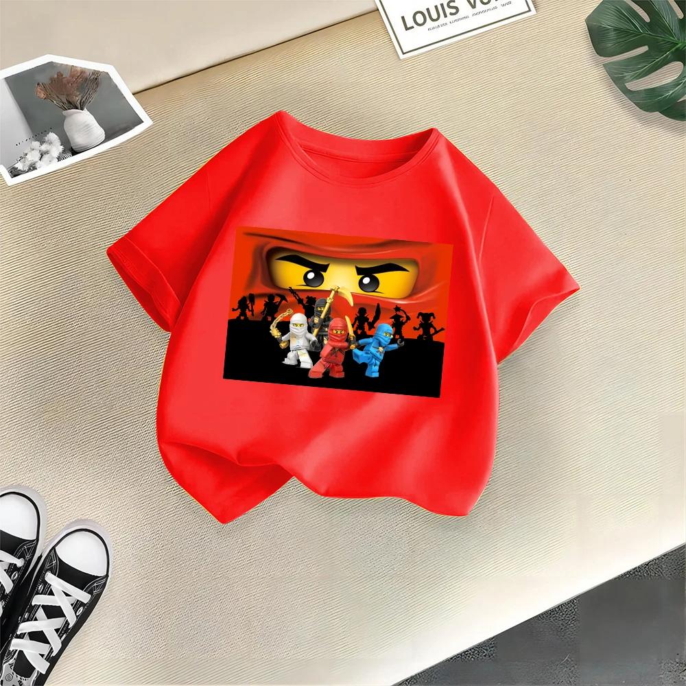 Летняя красивая детская хлопковая футболка Повседневная футболка с круглым вырезом для мальчиков и девочек Stumble Guys игры живая детская одежда