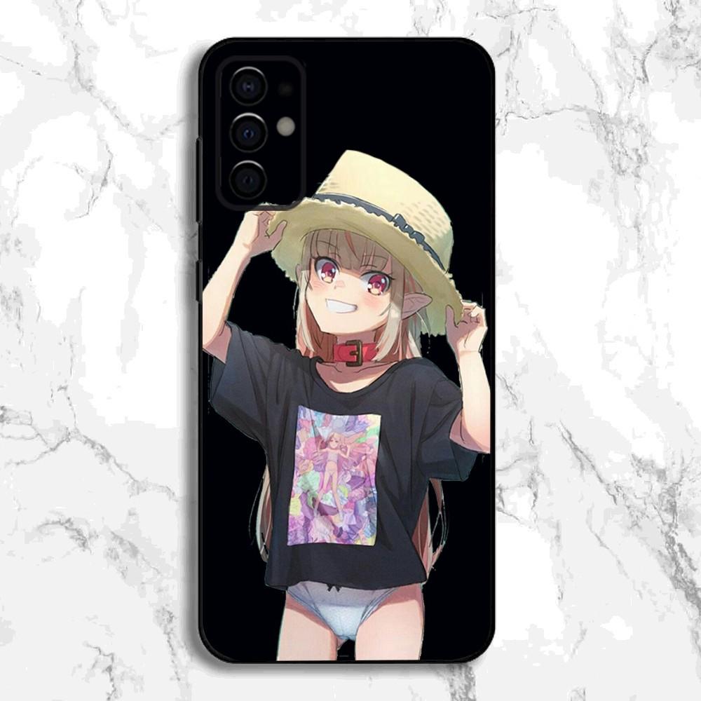 Чехол для телефона M-Monogatari S-Series Аниме Для Samsung S24,S21,S22,S23,S30,Ultra,S20,Plus,Fe,Lite,Note,10,9,5G Черный Мягкий Чехол
