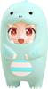 Nendoroid More Kigurumi Face Parts Case Blue ABS Painted Finished Product Parts Case [Light Dinosaur] Non-scale
