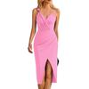 Women's Fashionable Casual Sexy Sexy Comfortable Cool Breathable Solid Color Slim High Waist Dress