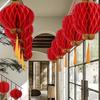Бумажный Новый год Бумажный фонарь Подвесной декоративный фонарь Сотовый шар Фонарь Новый год