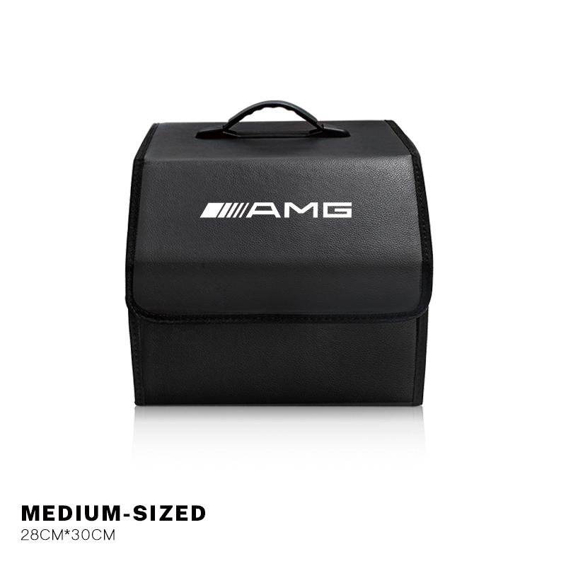 Car Large Organizer Storage Box Collapsible Tool Camping Box Accessories Car Decal For Mercedes Benz AMG W214 W205 W204 W206 W21