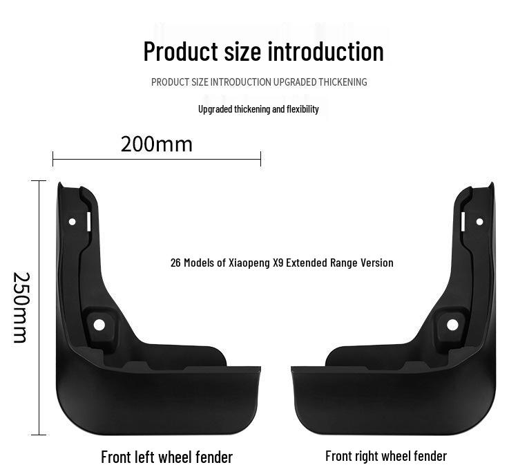 Mudguard for 2026 Xpeng X9 PowerX Extended Range