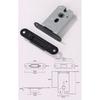 European-style minimalist ecological lock new hidden keyhole bedroom study magnetic silent door lock