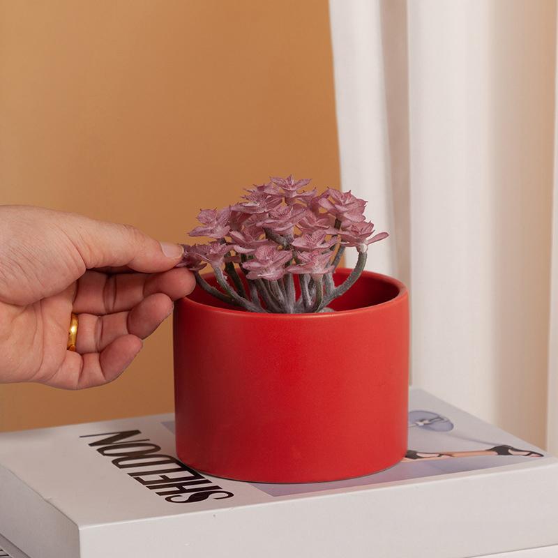 Красочный керамический цветочный горшок, сочный горшок для цветов, домашний декор, настольные украшения, садовые принадлежности, горшок для растений бонсай