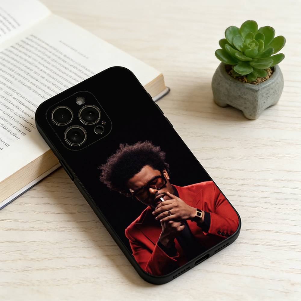 Чехол для телефона The Weeknd для iPhone 17,16,15,14,13,12,11 Plus,Pro Max,XS,Мягкий силиконовый черный чехол