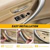 1 Pair Interior Door Handle Covers For BMW 3 Series F30/F31/F34, For 4 Series F32/F33/F36/F82/F83
