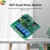 Беспроводной WIFI релейный модуль ESP8266, 4-канальный, плата разработки Wifi ESP-12F, питание AC/DC 5В/7-28В/5-80В для Arduino
