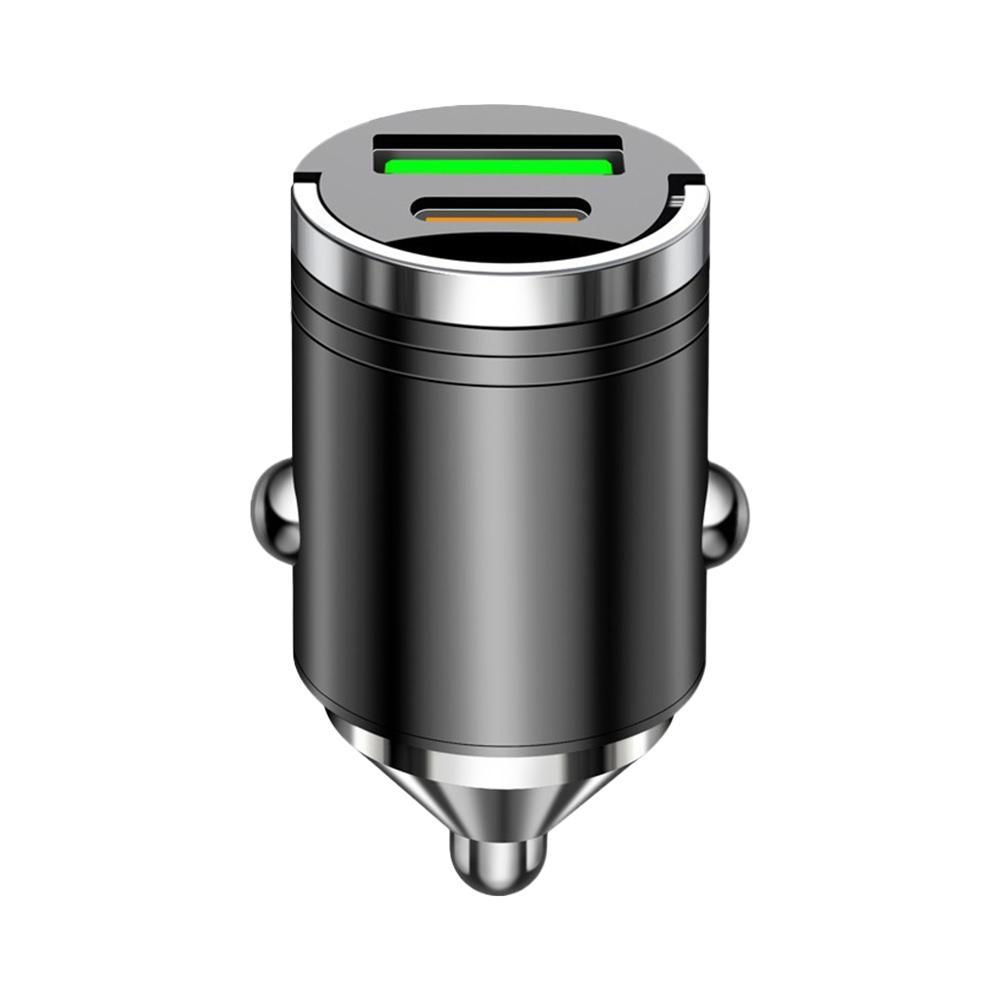 100 Вт Мини Автомобильное зарядное устройство USB Type C Автомобильное зарядное устройство для телефона Быстрая зарядка Адаптер DS2-PD-QC3.0 Для IPhone Автомобильная электроника 1 шт U5T7
