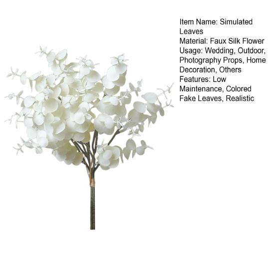 Yousheng 15,7" искусственные листья эвкалипта стебли искусственные листья эвкалипта ветви цветные имитация искусственных листьев для домашнего декора вечеринки свадьбы