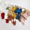 Pom-pom Hand Knitted Cap Soft Warm Ear Protection Cap Fashion Baby Crochet Hat  Toddler