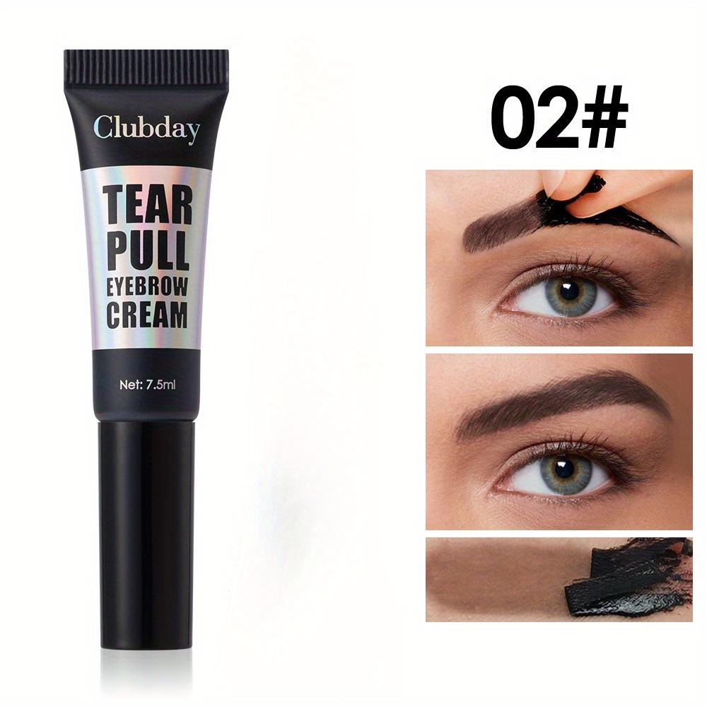4-цветный отрывной клей для бровей, долговечный, водостойкий, не размазывается, большая головка кисти, натуральный и легко окрашивается, жидкий карандаш для бровей, краска для бровей