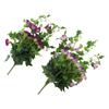 Artificial Morning Glory Flower Garland Lifelike Reusable Faux Hanging Vines Plant for Wedding Party Patio Balcony Wall