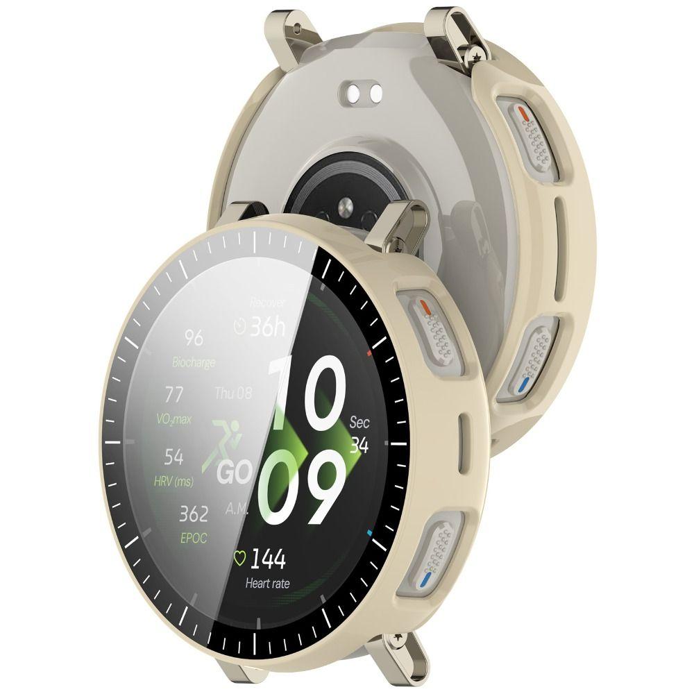 PC+Tempered Screen Protector Cover Shell for Amazfit Active 3 Premium Smart Watch Accessories