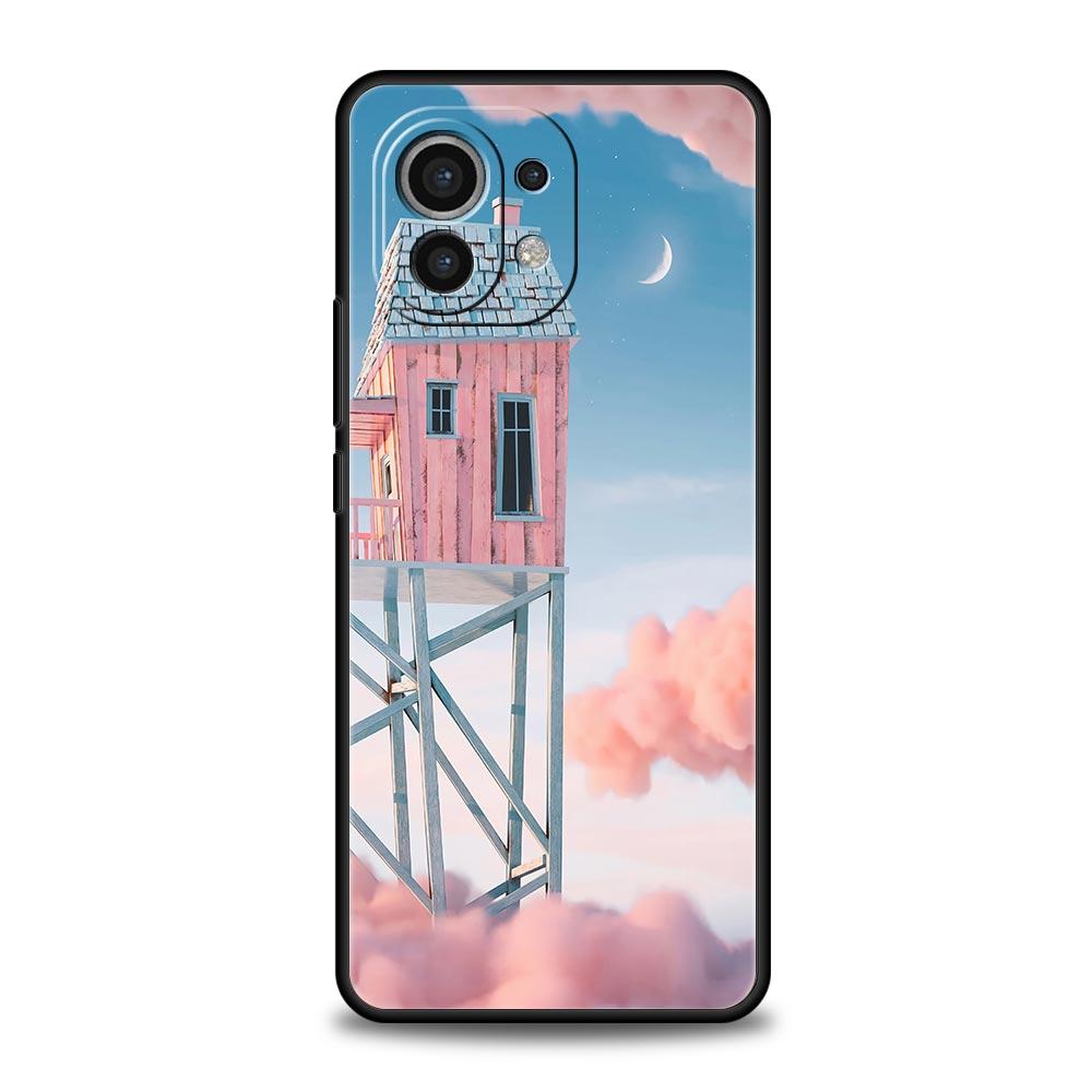 Красивый модный розовый стильный художественный чехол для Xiaomi Mi 17 15T 15 14 14T 13T 12T Pro 12 13 Lite 5G 11T Poco X6 X7 X5 Pro Мягкая крышка