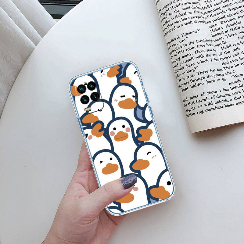 MH52 Мультяшный чехол-утка для Motorola G34 G32 G31 G14 G15 G84 G62 E32 G24 G72 G71 G73 G85 G200 G60 G52 G51 G50 G42 G41 G32 G30