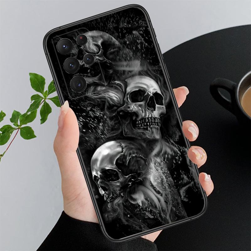 Чехол для телефона Samsung A55 A16 A56 A36 A35 A15 A53 A54 A33 A34 A25 A05S A52 A52S A14 A26 A71 Череп