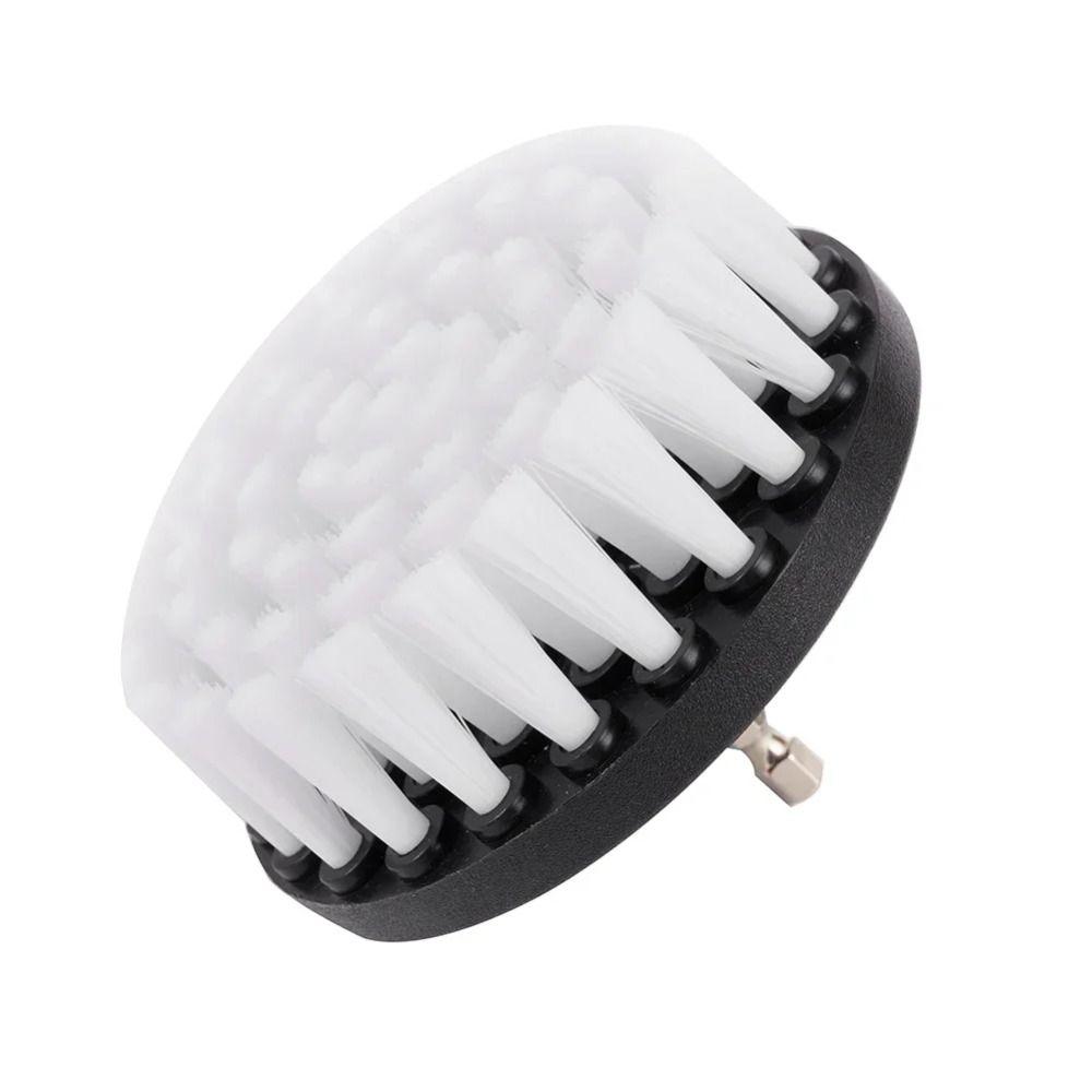 1Pcs Nylon Electric Drill Brush Cleaner Power Scrubber Brush  For Cleaning Carpet Leather Glass