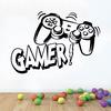 Game Controller Wall Decals Sticker for Boys Room Kids Playroom Bedroom Decor