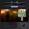 Dark Mysterious Game AAlan Wake Mouse Pad Mousepad Large Gaming Lockedge Thickened Pc Table Desk Mat