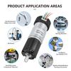 36GP-555 Planetary Gear Reduction Motor with Hall Effect Sensor And Encoder, 12V-24V All-Metal Gear Motor, High Torque DC Motor